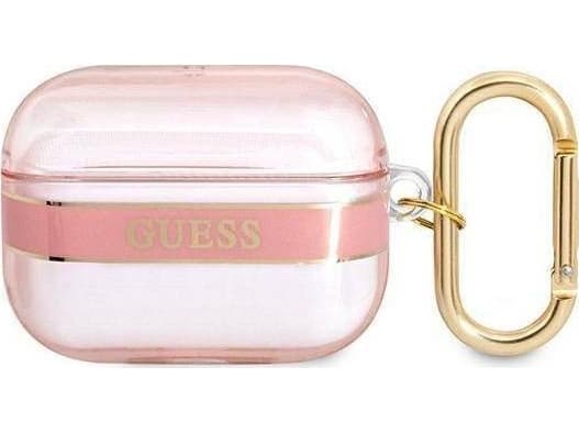 Guess Strap Collection beskyttelsesveske for AirPods Pro, rosa