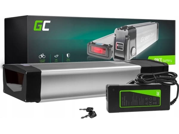 Green Cell EBIKE74STD, Akku, Musta