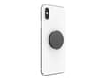 Miniatyrbilde 1 av 5: PopSockets PopGrip - Fingergrip/støtteben for mobiltelefon - utskiftelig - Riftede Texture Black