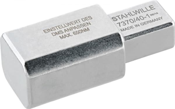 STAHLWILLE 7370/40-1, Adapteri, Terästä, Kromi, STAHLWILLE, 251 g, 6,6 cm