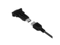 Miniatyrbild 2 av 5: LogiLink AU0002F, USB Typ-A, RS-232, USB 2.0, Jack, svart, 36 mm, 67 mm