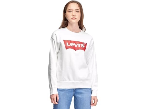 Levi's Graphic Standard Crew hettegenser 186860011 hvit S