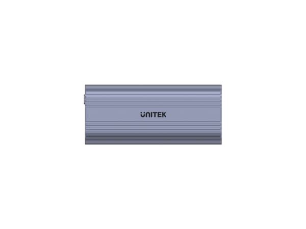 Unitek S1225A - Förvaringslåda - M.2 - M.2 Card (PCIe NVMe & SATA) - USB 3.2 (Gen 2) - rymdgrå