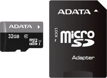 ADATA Premier - Flashminneskort (microSDHC till SD-adapter ingår) - 32 GB - UHS Class 1 / Class10 - microSDHC UHS-I