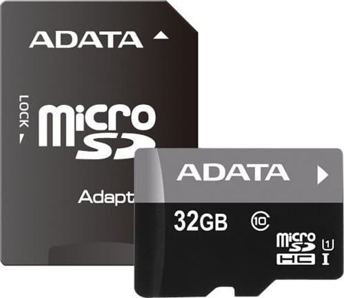 ADATA Premier - Flashminneskort (microSDHC till SD-adapter ingår) - 32 GB - UHS Class 1 / Class10 - microSDHC UHS-I