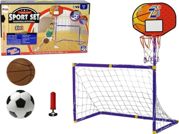 Lean Sport Lean Cars Sports Game Set 2in1 Arcade Football Basketball