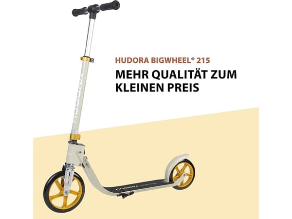 HUDORA BigWheel 215, Universaali, Perinteinen potkulauta, Ei sukupuolirajoitusta, 100 kg, 2 renkaita, Polyuretaani