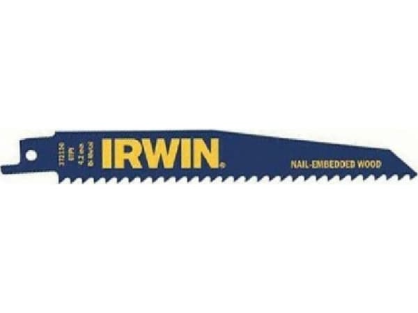 IRWIN sabelsågblad 225mm 6 Z/CAL /Timmer med spikar (25st)