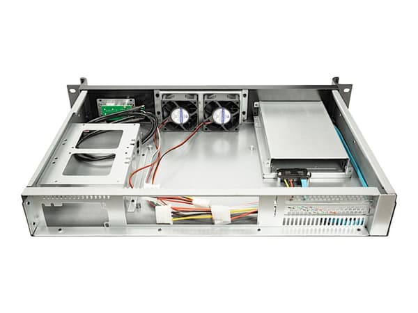 Inter-Tech 1.5U-1528-1, Teline, Palvelin, Musta, ITX, 1.5U, 2.5,3.5"