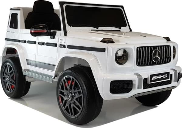 Lean Cars Batteridrivna Mercedes G63 Vit