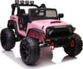 Miniatyrbild 3 av 3: Lean Cars Jeep JC666 elbil för barn, vit