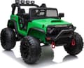 Miniatyrbild 1 av 3: Lean Cars Jeep JC666 elbil för barn, vit