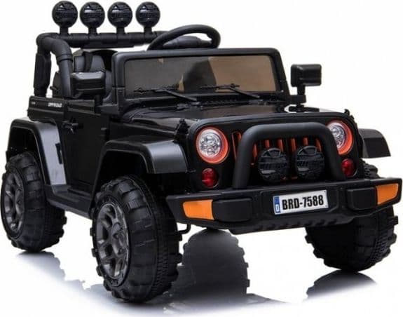 Lean Cars Enseters elbil for barn Jeep BRD-7588 4x4, rød