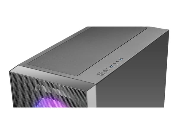 AZZA Aero - Tower - utökad ATX - ingen strömförsörjning (ATX) - svart - USB/ljud