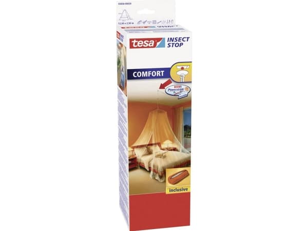 tesa COMFORT 55836-00020-00 Hyttysverkko (L x K) 2500 mm x 12500 mm Valkoinen 1 kpl