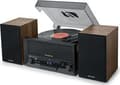 Pikkukuva 3 / 3: Muse MT-120 MB, Kodin midiaudiojärjestelmä, Ohje, Musta, Läpinäkyvä, Puu, 33,45,78 RPM, 45 RPM, FM