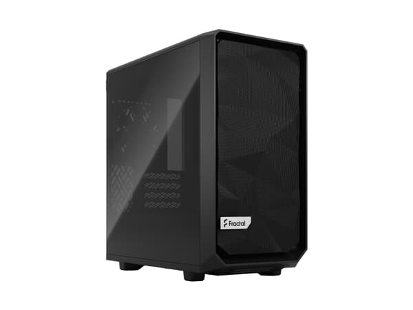 Fractal Design Meshify 2 Mini, PC, Musta, DTX, mikro ATX, Mini-DTX, Mini-ITX, Terästä, Karkaistu lasi, 16,7 cm, 33,1 cm