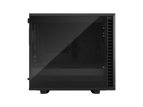 Fractal Design Define 7 Nano - Tower - Mini-DTX - sidepanel med vindu (farget glass) - ingen strømforsyning (ATX) - svart - USB/lyd