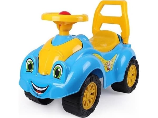 Technok Gul og blå ride-on