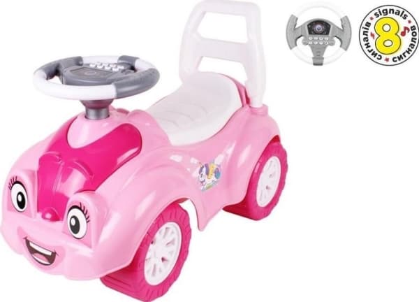 Ride-on pusher rosa bil TechnoK 6658 ride-on bil