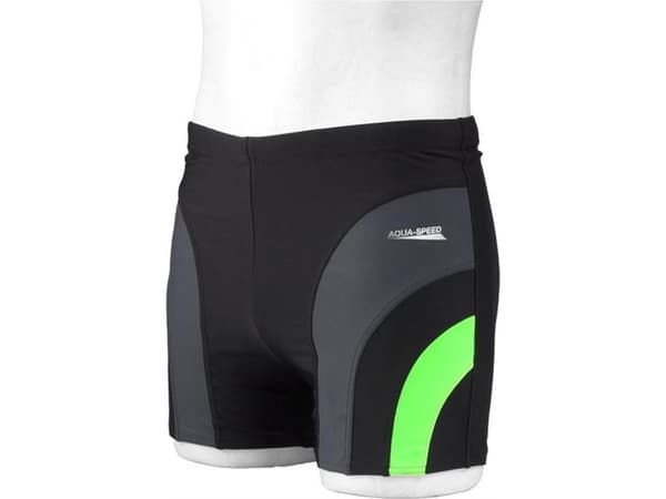 Aqua-Speed SASHA svømmeshorts størrelse L farge 138 svart/grå/grønn (44008)