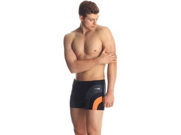 AQUA-SPEED SASHA SVØMMESHORT svart/grå/oransje 310 størrelse M /2402