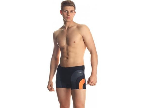 AQUA-SPEED SASHA SVØMMESHORT svart/grå/oransje 310 størrelse M /2402