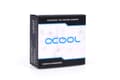 Miniatyrbilde 4 av 5: Alphacool 17593, Slangekontakt, Messing, Kromfarget, 1/4", 45°, 21 mm