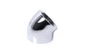 Miniatyrbilde 1 av 5: Alphacool 17593, Slangekontakt, Messing, Kromfarget, 1/4", 45°, 21 mm
