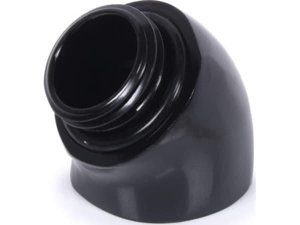 Alphacool 45 grader G1/4 tommer hann til G1/4 tommer hunn, svart