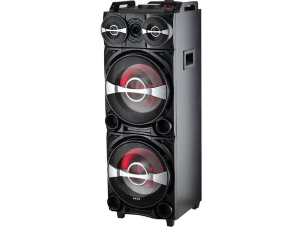 Akai DJ-222, Golv, Svart, LED, 800 W, 71 dB, 20 - 20000 hz