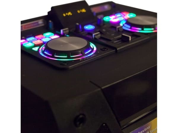 Akai DJ-S5H, Lattia, 400 W, 20 - 20000 Hz, Musta, AC, 230 V