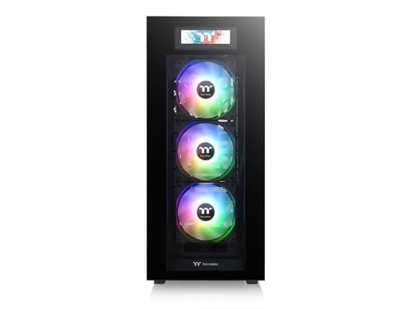 Thermaltake Divider 550 TG Ultra - Mid tower - ATX - sidepanel med vindu (herdet glass) - ingen strømforsyning (PS/2) - svart - USB/lyd
