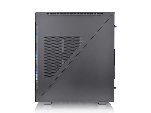Thermaltake Divider 550 TG Ultra - Mid tower - ATX - sidepanel med vindu (herdet glass) - ingen strømforsyning (PS/2) - svart - USB/lyd