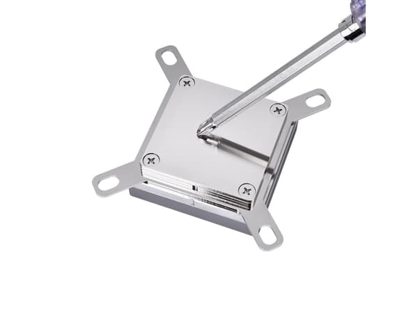Thermaltake Pacific W8, Vattenblock, Koppar, Nickel, Silver, LGA 1700, AM5-sockel, CPU, Processor