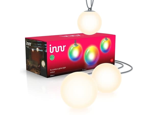 Innr Outdoor Smart Globe Light Color 3-Pack, LED Light (Replaces 33 Watt)