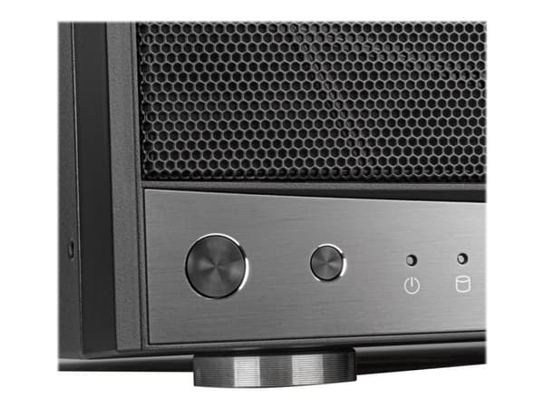 SilverStone Grandia GD11 - Tower - SSI CEB - ingen strömförsörjning (ATX / PS/2) - svart - USB/ljud