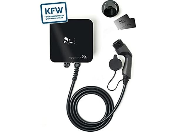 Juice Technology Charger me, Wallbox (black/silver, 11 kW, 5 m cable, RFID, MID energy meter)