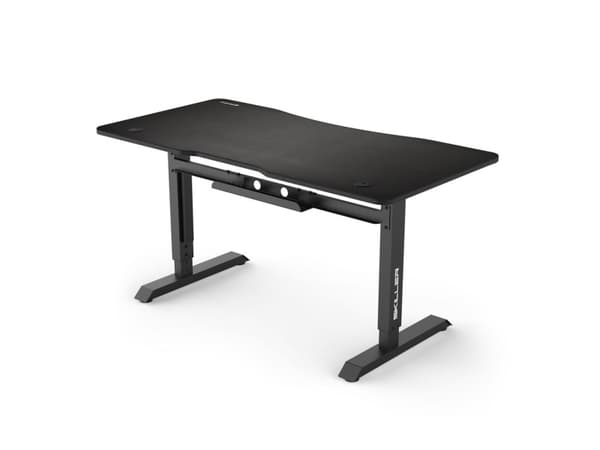 Sharkoon Skiller SGD10 - Skrivbord - svart - svart bas