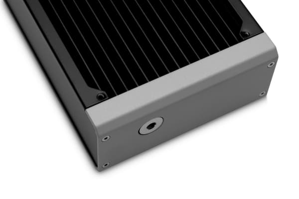 EK Water Blocks 3831109838853, Radiator, Messing, Kopper, Rustfritt stål, Sort, 1/4", 1 stang, 145 mm