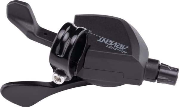 Microshift MICROSHIFT ADVENT girskifter, venstre, 2-trinns (2x9), ikke kompatibel med Shimano, Xpress Trigger, uten girindikator (NY)
