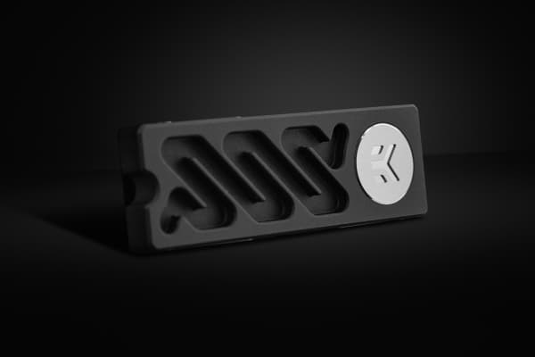 EK Water Blocks 3831109894606, Kjøleribbe, Aluminium, Sort, Sølv, SSD, Slovenia