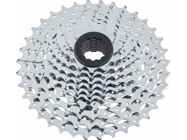 Microshift MICROSHIFT R10/XLE 10-trinns kassett, stål, Shimano-kompatibel, 11-12-13-15-17-19-21-24-28-34, Krom (NY)