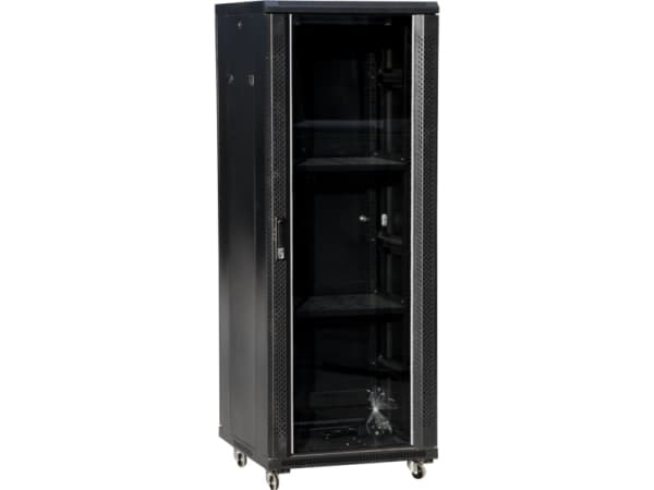 Alantec 5901738558083, 36U, Fristående rack, 300 kg, 600 kg, Svart, Rostfritt stål