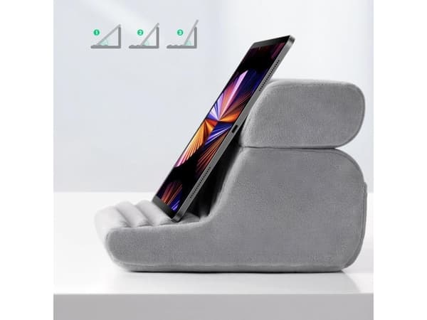 Ugrønt stativ Ugrønt sammenleggbart gummistativ for nettbretttelefon hvit (60646 LP473)