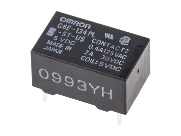 Omron G6E-134PL-ST-US-DC5 Printrelæ 5 V/DC 3 A 1 x skiftekontakt 1 stk Bag