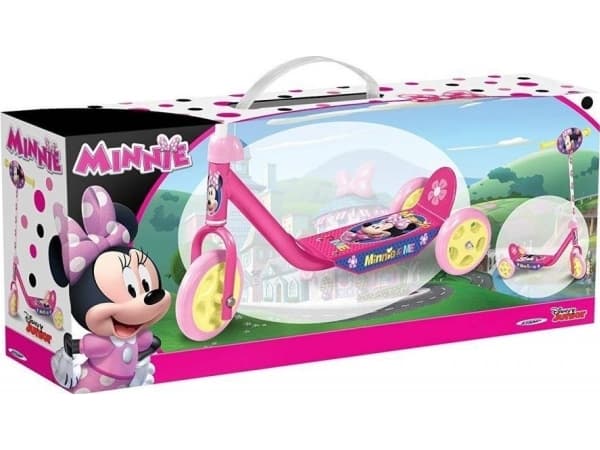 Pulio Scooter Disney Minnie Mouse 3-pyöräinen, vaaleanpunainen