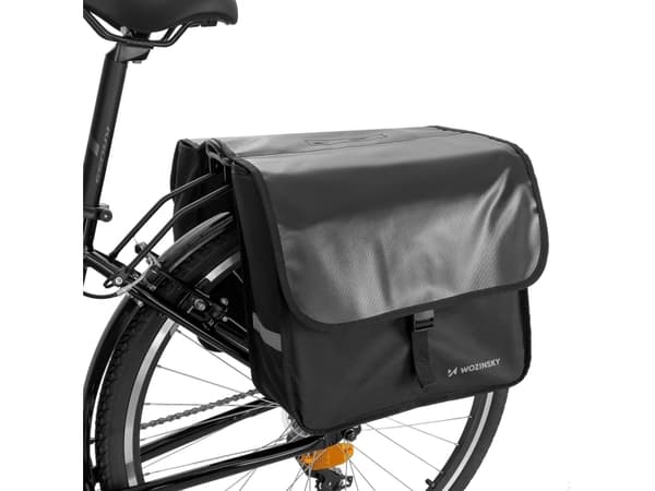 Wozinsky Wozinsky dubbel cykelväska 28 l svart (WBB34BK)