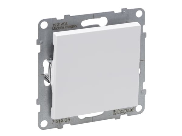 Legrand SUNO Valkoinen 10AX 250V askelkytkin automaattiset liittimet 721106 721106