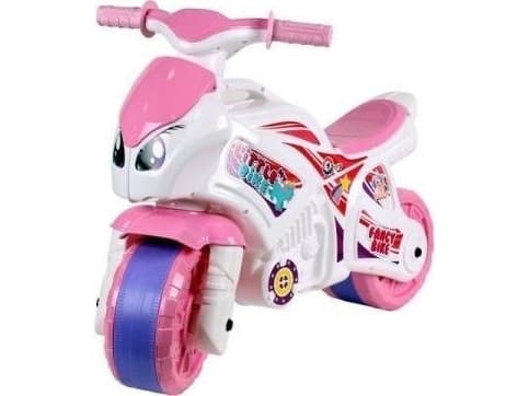 Technok Ridande motorcykel vit och rosa TechnoK 5798